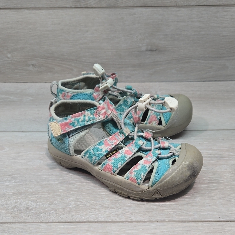 Keen Kids Girl Waterproof Fisherman Multi-Color Sandals Shoes Sz 12 Toddler